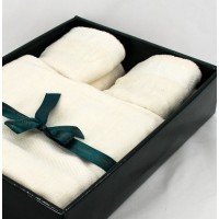 Promotional bamboo towel with gift box